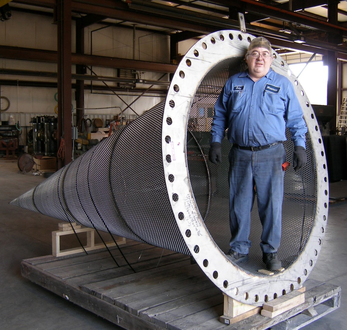 man standing in a pipe